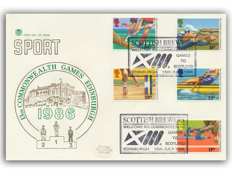 1986 Commonwealth Games First Day Cover