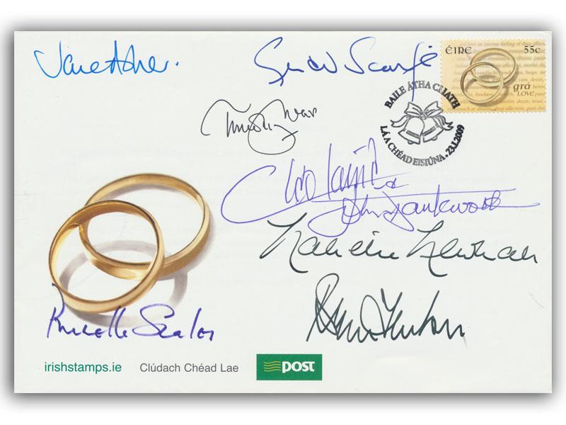 Famous Couples multi signed cover
