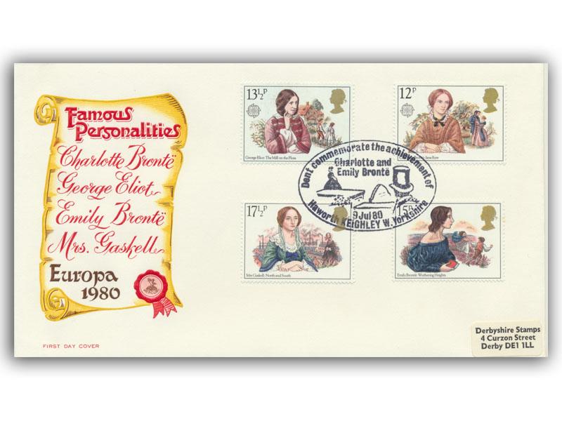 1980 Authors First Day Cover