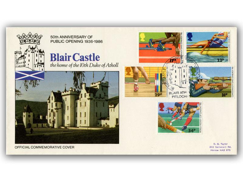 1986 Commonwealth Games, Blair Castle official