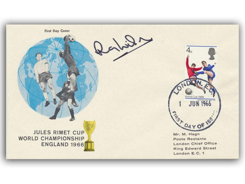 Ray Wilson signed 1966 World Cup cover