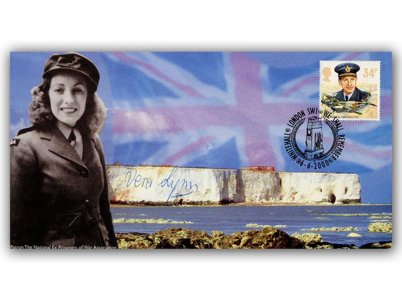 Dame Vera Lynn,  signed 2000 White Cliffs full colour Peoples and Places cover on which she features