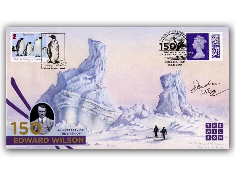 150th Anniversary of the Birth of Edward Wilson, signed by Dr David M Wilson
