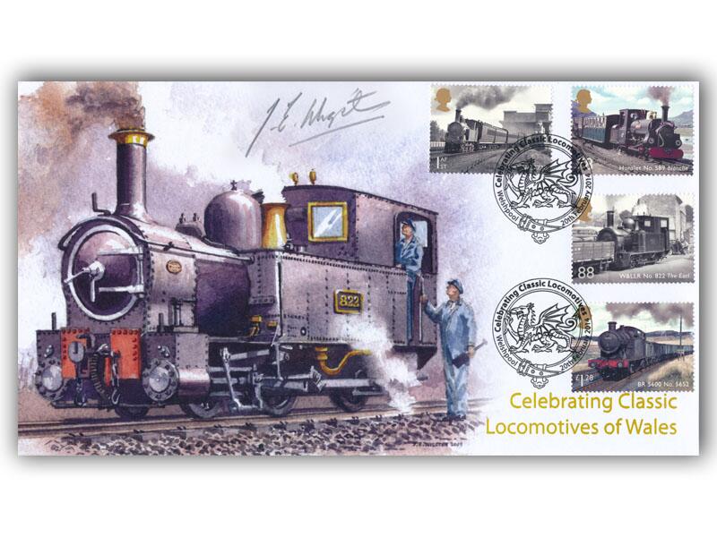 Classic Locomotives of Wales 'No.822, The Earl', signed John Wigston