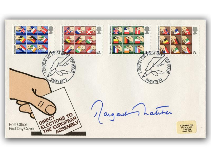 Margaret Thatcher signed 1979 Elections cover