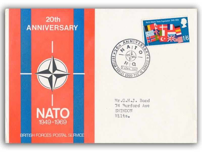 1969 Anniversaries, NATO postmark