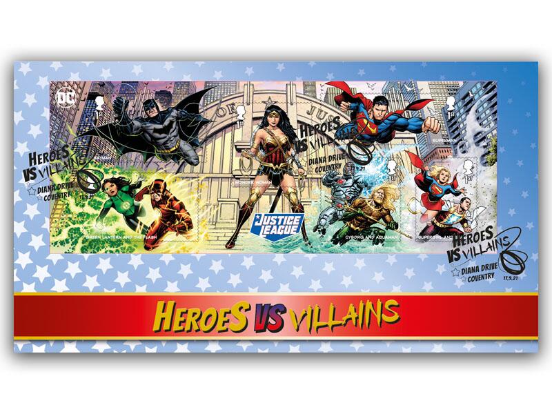 2021 DC Comics Justice League Miniature Sheet