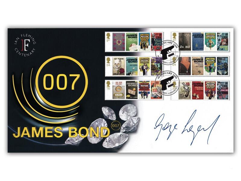 James Bond 2008, signed George Lazenby 007