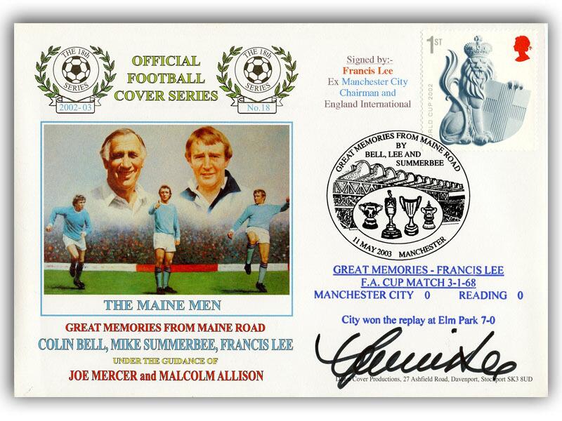 2003 Maine Road memories, signed by Franny Lee