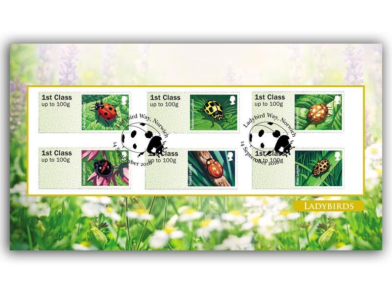 2016 Post & Go British Ladybirds, Bureau stamps