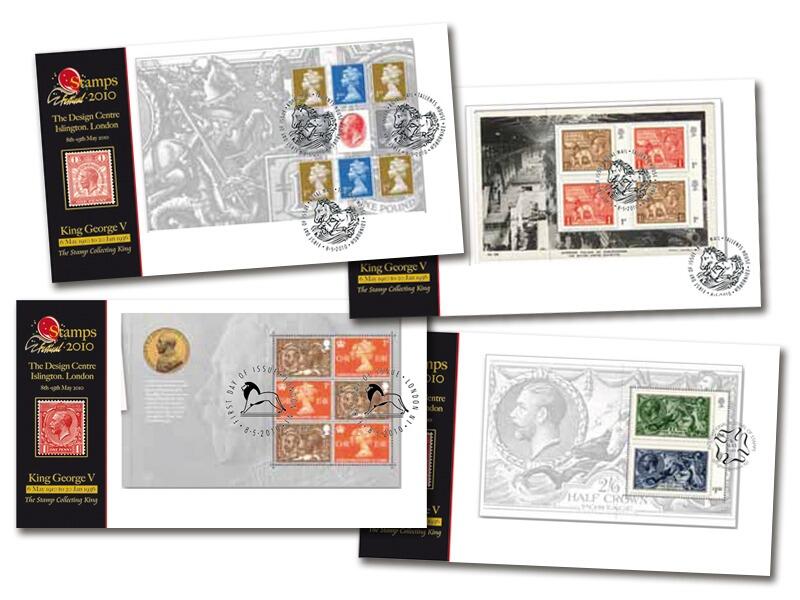 Festival of Stamps King George V Prestige Booklet Set of 4 Covers
