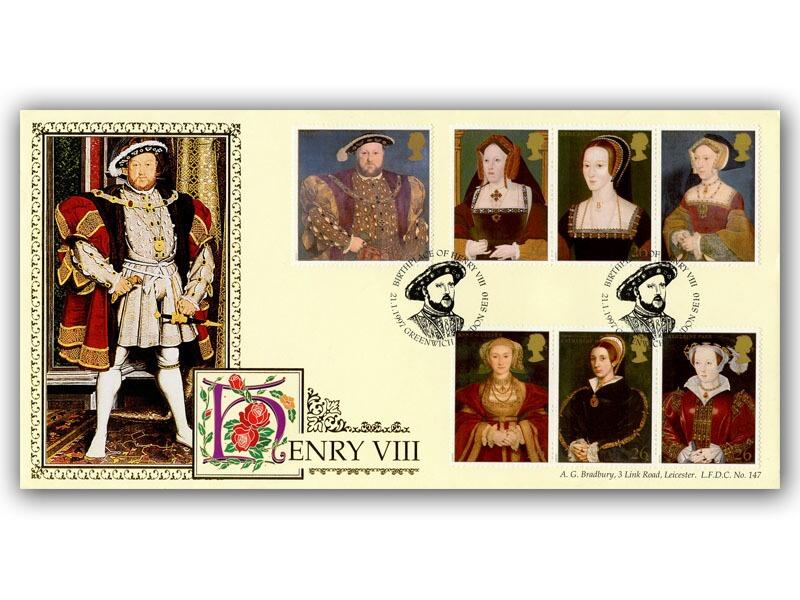 1997 Henry VIII First Day Cover
