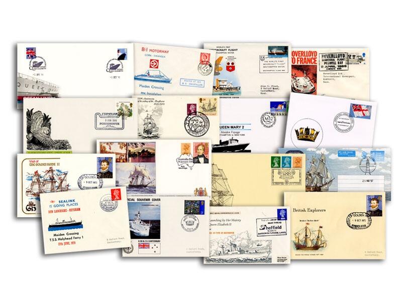 Maritime 686 covers & 53 postcards-thematic
