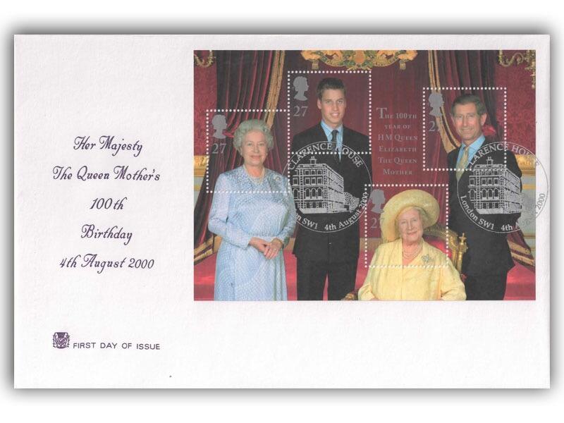 2000 Queen Mother First Day Cover