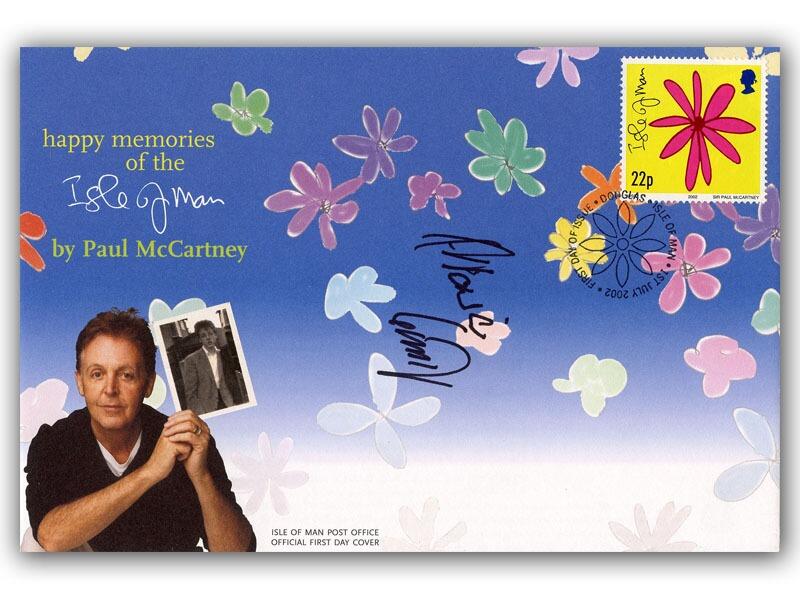2002 Isle of Man Paul McCartney cover signed by Howie Casey