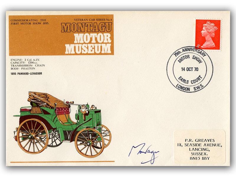 1970 Montague Motor Museum signed by the 3rd Lord Montagu of Beaulieu