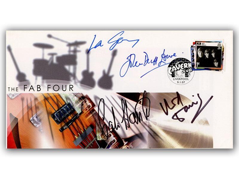 The Quarry Men signed cover