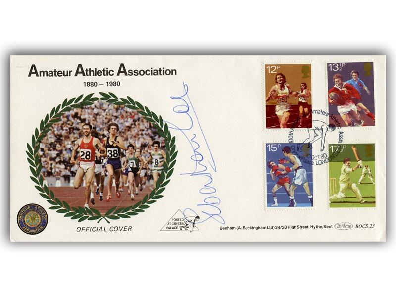 1980 Amateur Athletic Association cover signed by Sebastian Coe