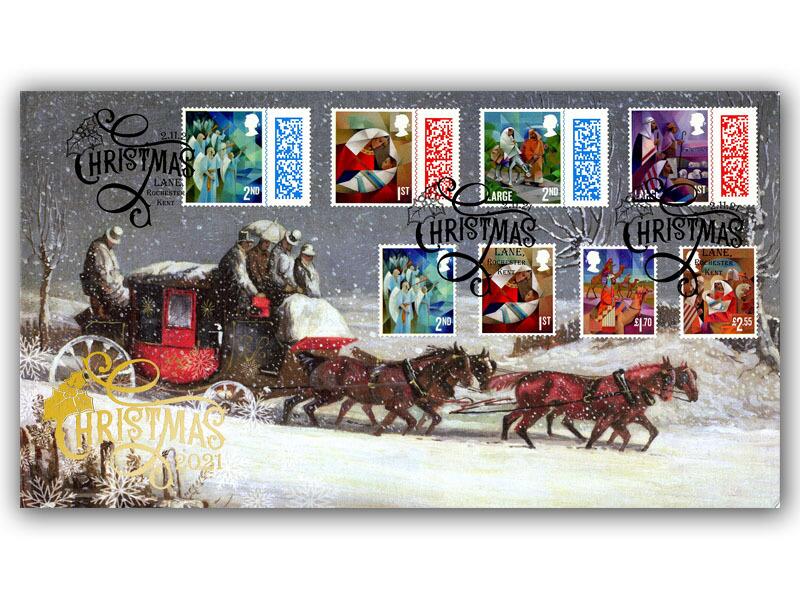 Christmas 2021 Stamps Cover