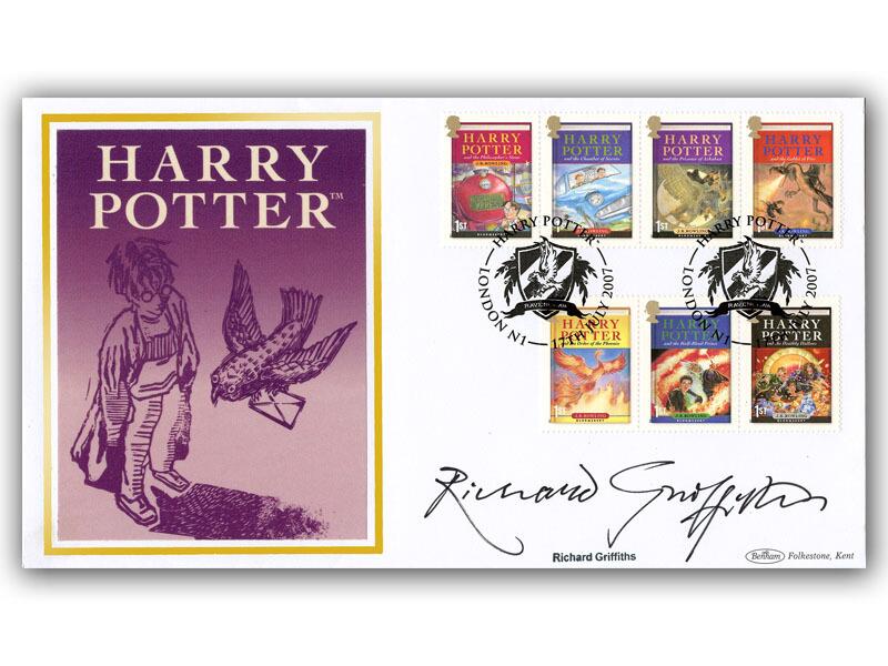 Richard Griffiths signed 2007 Harry Potter cover