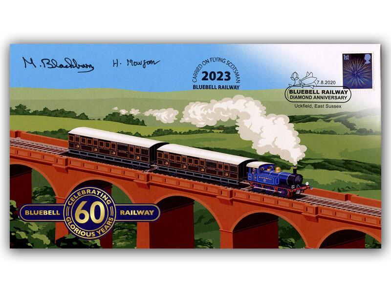 Bluebell Railway Autographed Edition, Flying Scotsman cachet