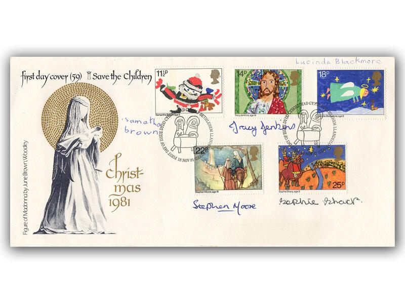 1981 Christmas, Blue Peter Children Stamp Designers