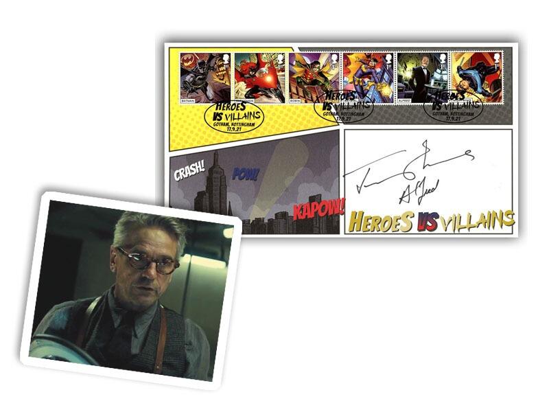 Batman DC Comics - signed Jeremy Irons 'Alfred'