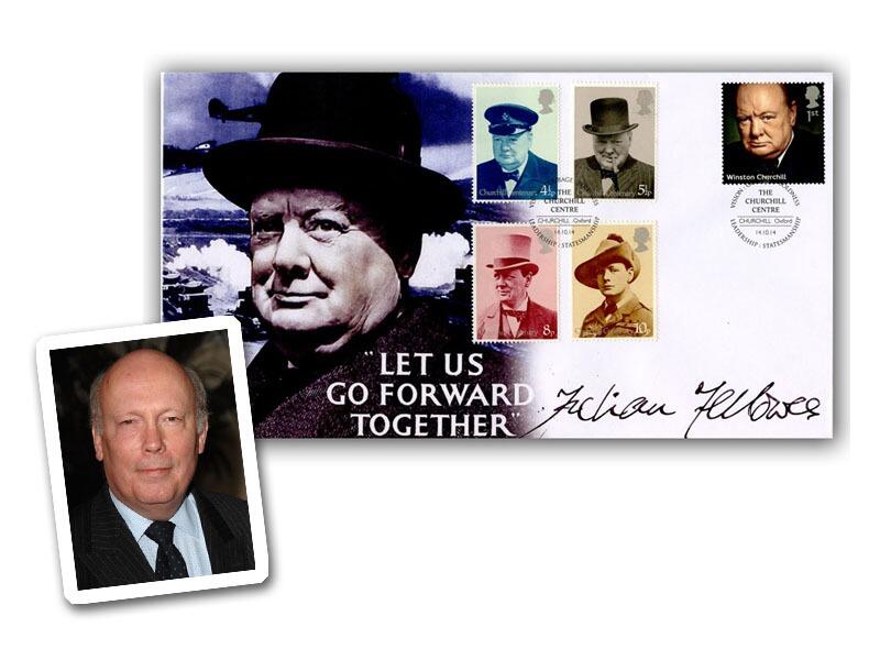 2014 Churchill Centre Cover, signed by Julian Fellowes