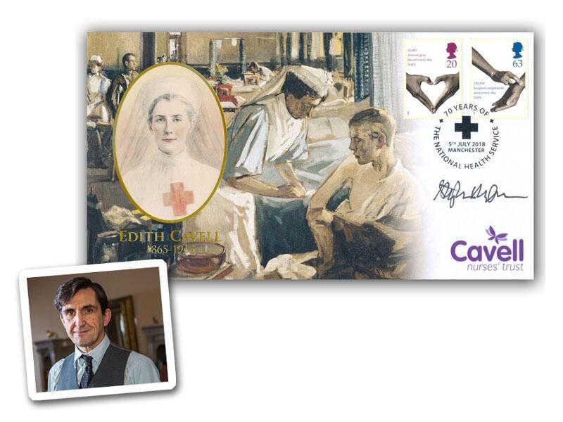 70 Years of the NHS - The Cavell Nurses' Trust, signed by Stephen McGann