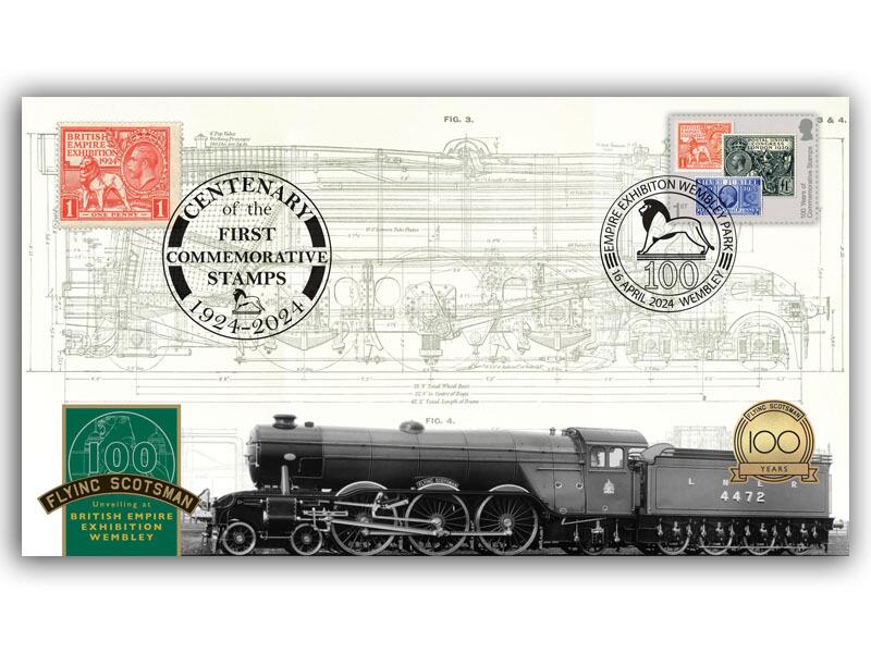 Centenary of Commemorative Stamps with 1924 Wembley Stamp