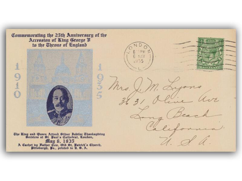 1935 Silver Jubilee, Thanksgiving Service Father Cox