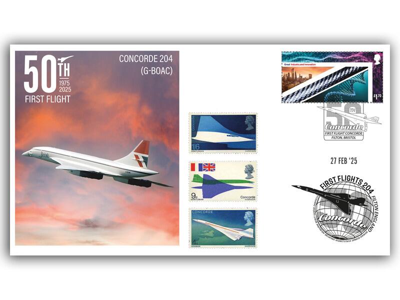 Concorde 204 First Flight 50th Anniversary 1975-2025