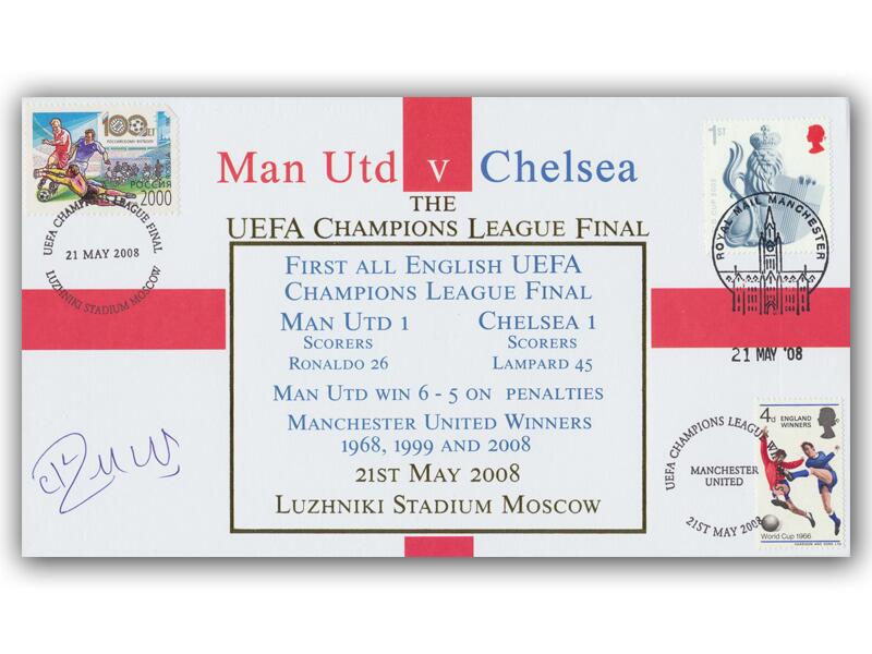 Cristiano Ronaldo signed, Manchester United 2008 Champions League Final