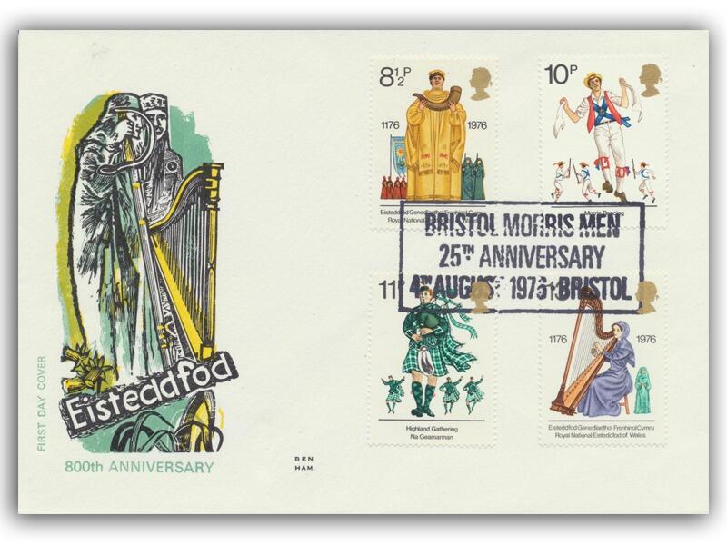 1976 Culture, Bristol postmark, Benham Engraved