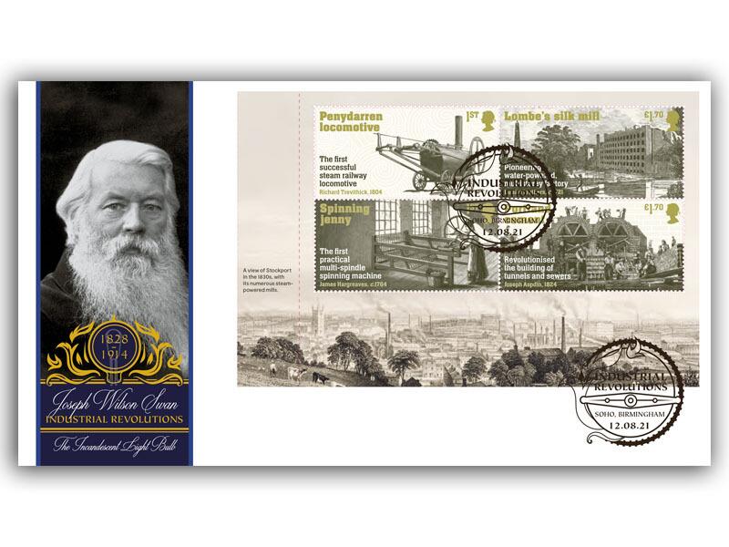 Industrial Revolution, 'Stockport View' Pane, Birmingham postmark