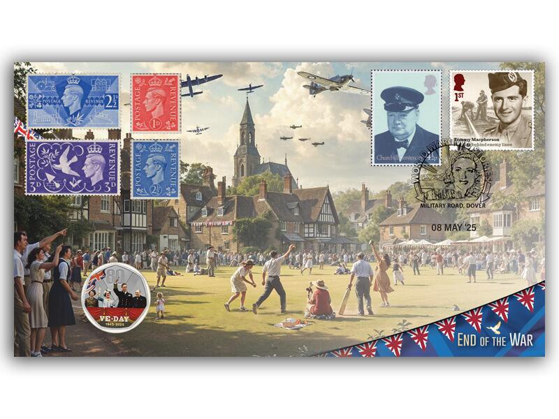 **SAGA EXCLUSIVE** VE Day 80th Coin Collectable