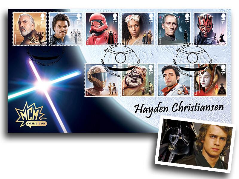 Star Wars, signed Hayden Christiansen 'Darth Vader' & 'Anakin Skywalker'