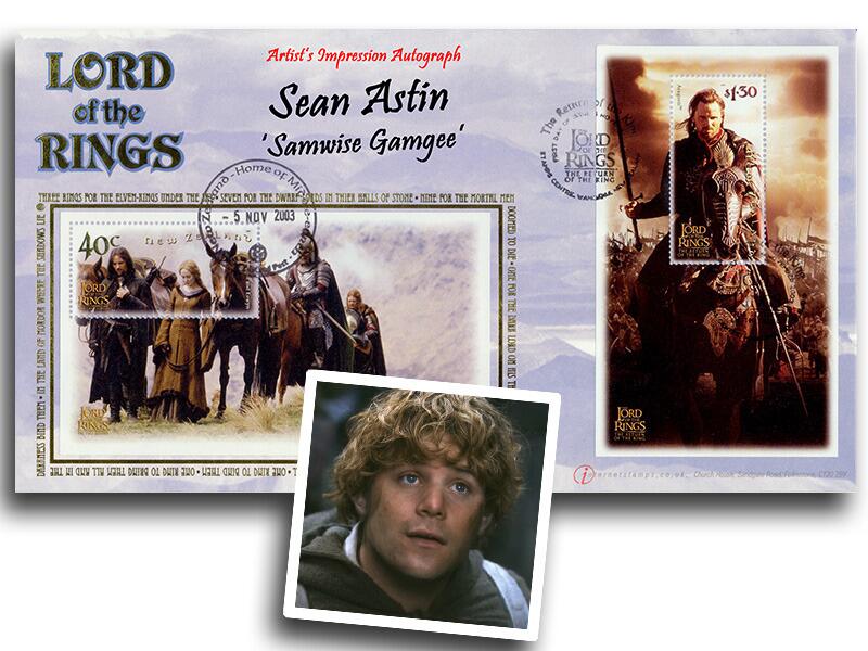 Lord of the Rings, signed Sean Astin 'Samwise Gamgee'