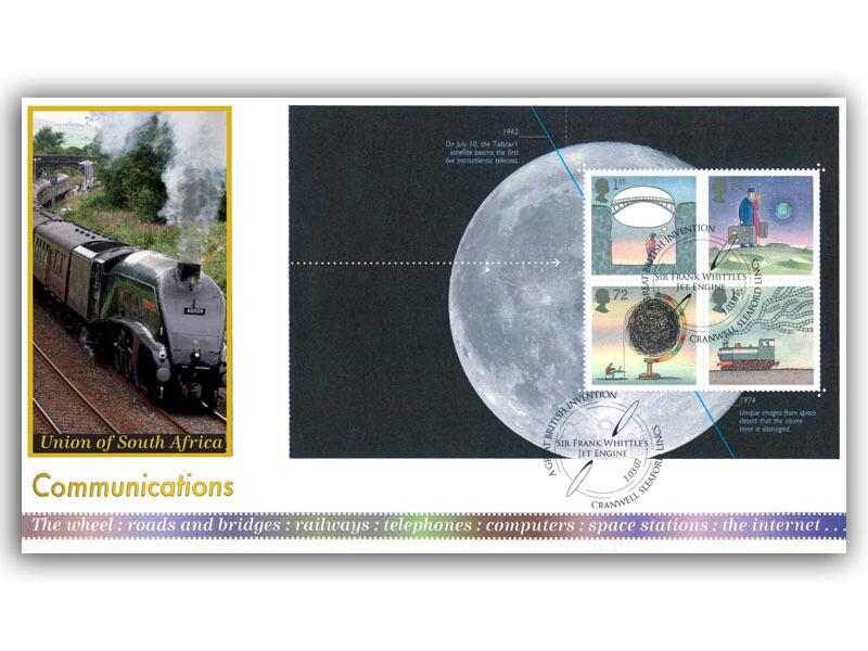 World of Invention, The Moon PSB Pane, Cranwell Postmark
