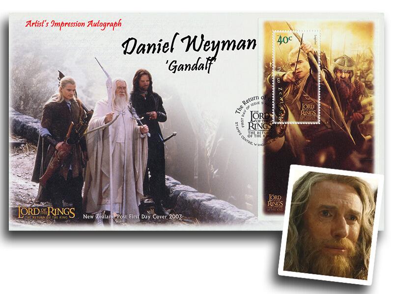 Daniel Weyman 'Gandalf' signed, Lord of the Rings
