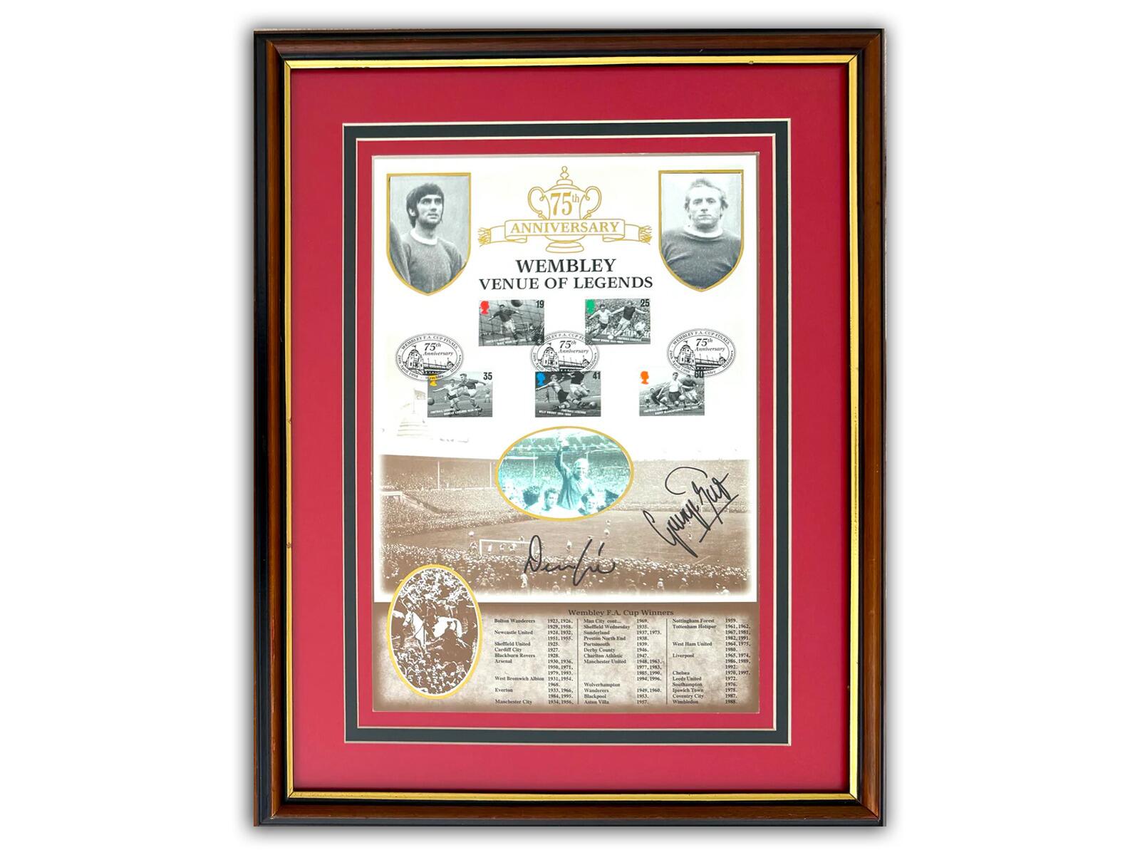 George Best & Denis Law | Framed Collectable