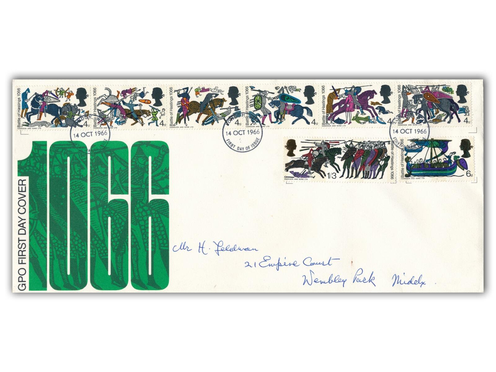 1966 Battle of Hastings, Olive-Green Colour Error
