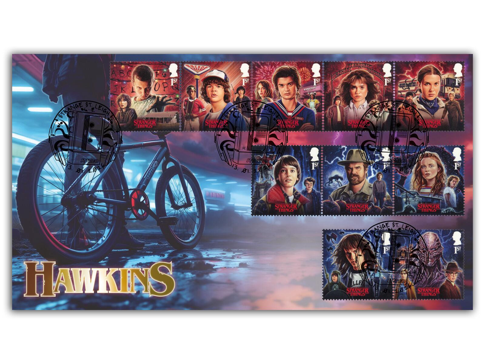 Stranger Things Stamps Collectable