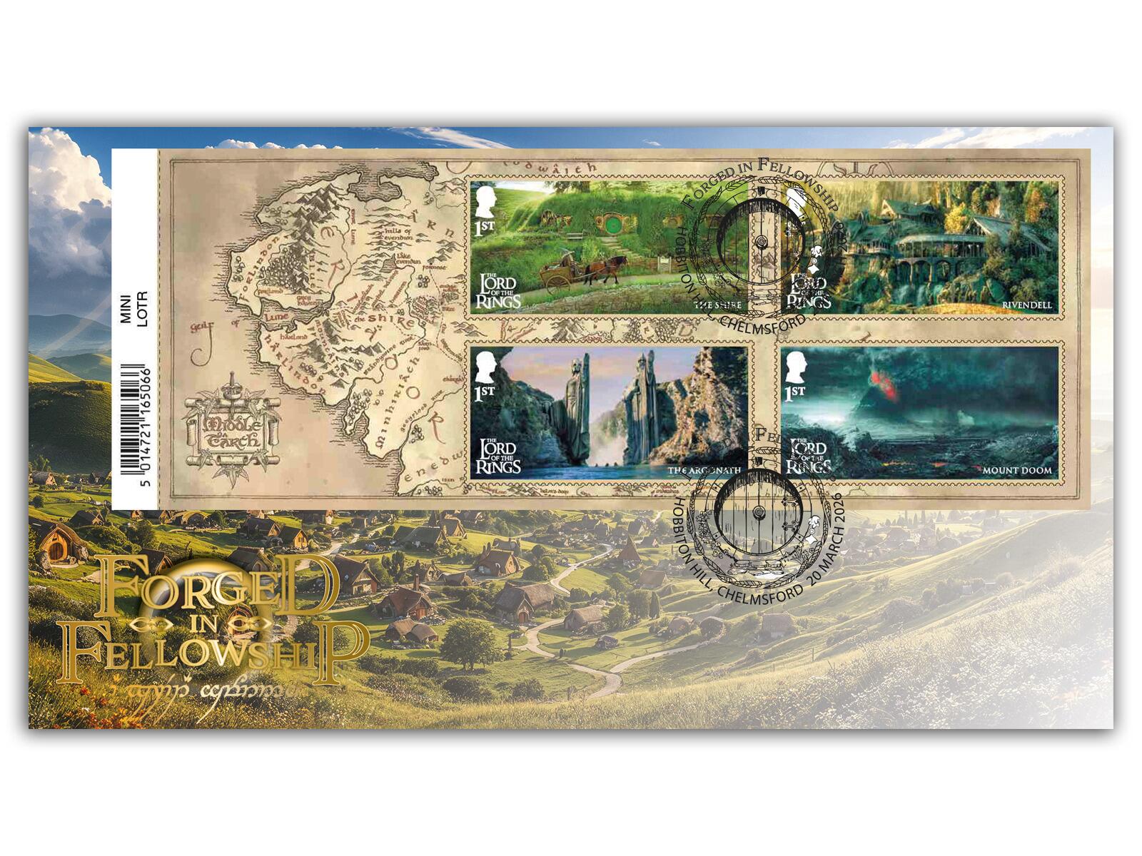 Lord of The Rings Barcoded Miniature Sheet