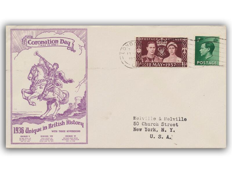 1937 Coronation, Unique in British History cover
