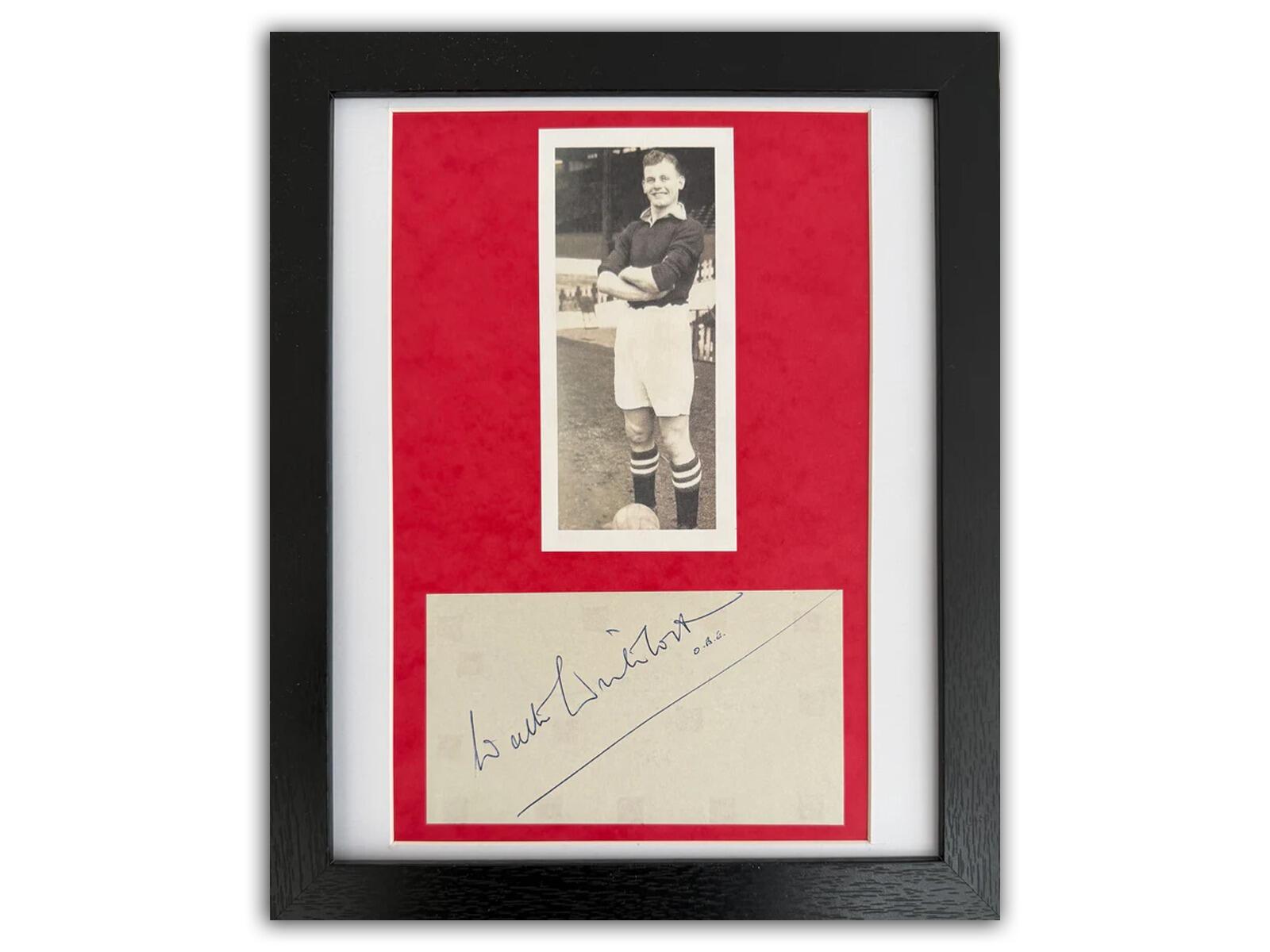 Walter Winterbottom Autograph | Framed Collectible