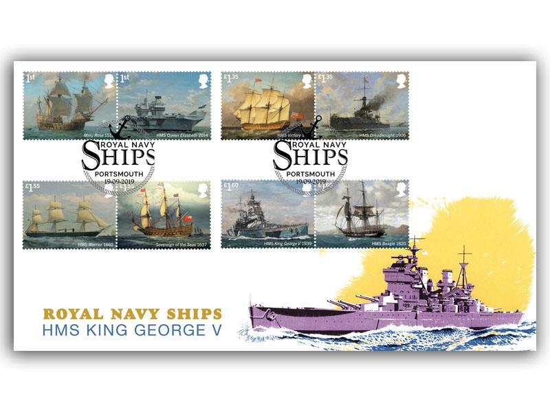 Royal Navy Ships First Day Cover
