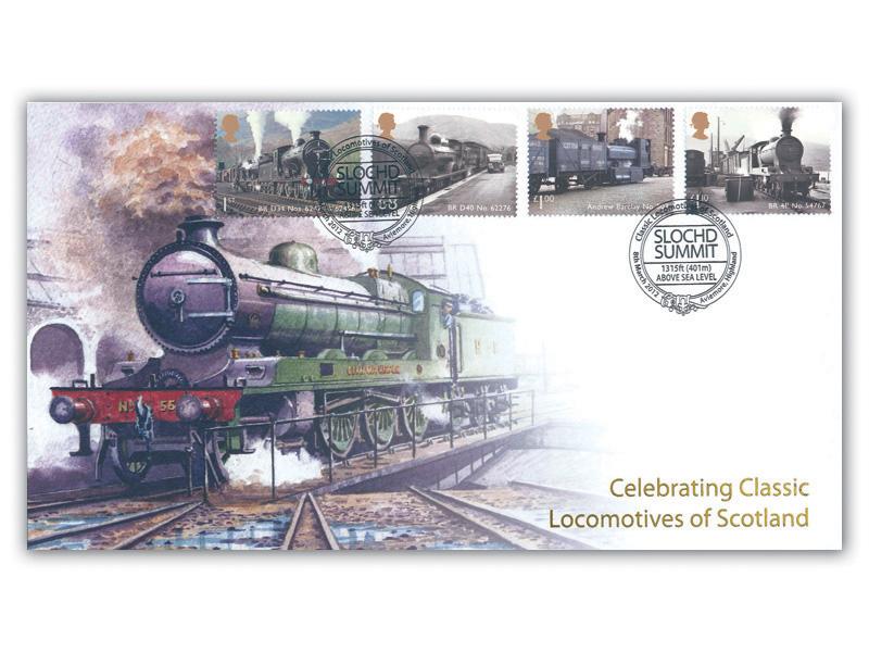 Locos of Scotland BR 4P No.54767 Stamp Cover
