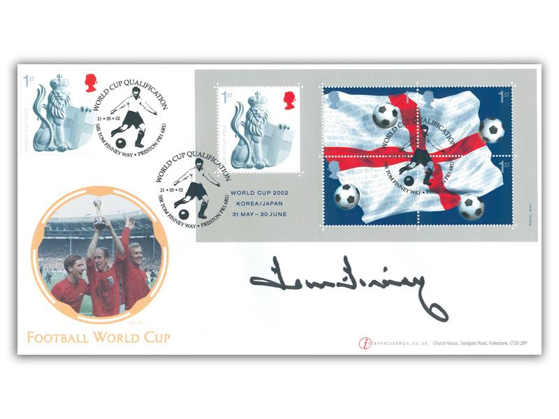 Football World Cup, signed Sir Tom Finney