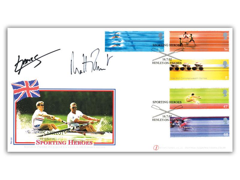 Commonwealth Games, signed Matthew Pinsent & James Cracknell